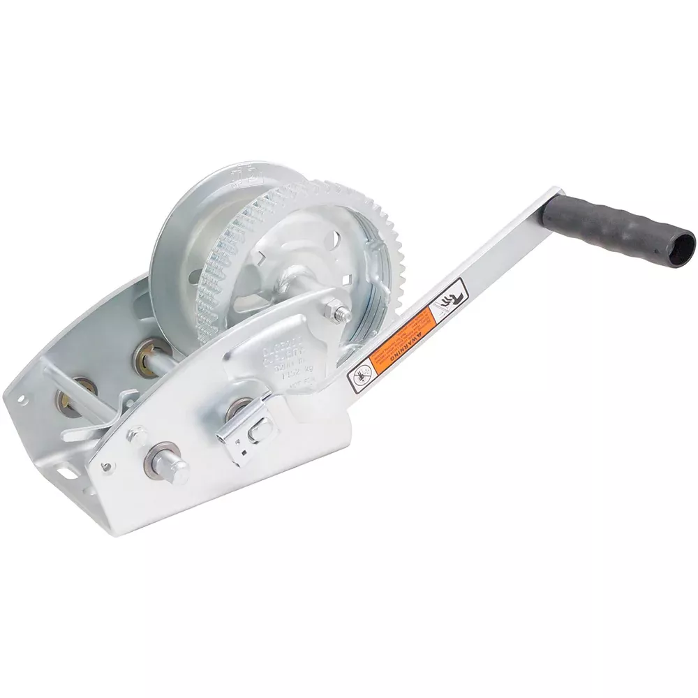 Load Rite Two-Speed Trailer Winch – 3200lbs – 25′ Strap – 8″ Handle – 6089.29