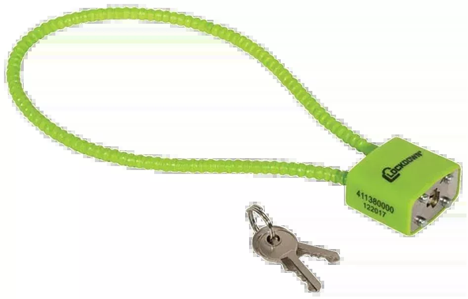 Lockdown Trigger Lock, Lockdown 399390000 Cable Lock 11in