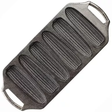 Lodge BW6CRN 6 Stick Seasoned Cast Iron Cornstick Pan, Black