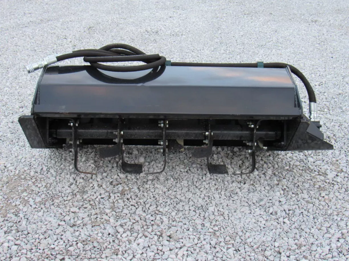Loflin Fabrication Tiller | 80″ Width | 250CC Hydraulic Motor | 640 lbs | Precision Soil Preparation | For Tractor