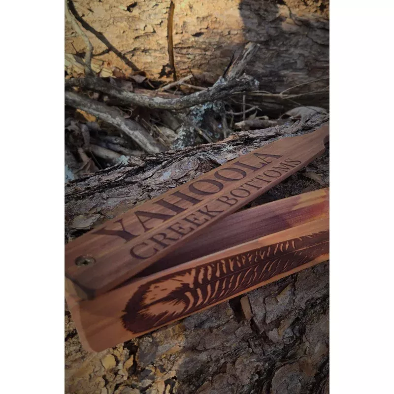 Long Box Call cedar sides Cedar Paddle dugout
