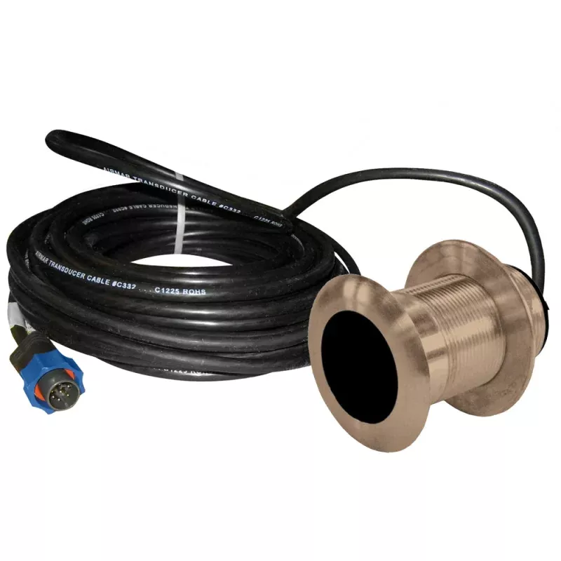 Lowrance B117 0 50/200kHz Thru-Hull Depth/Temp w/Blue Connector – 600W