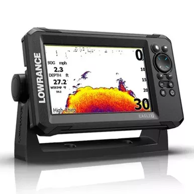 Lowrance Eagle 7 Transducer 7" Split Shot HD C-MAP Discover OnBoard