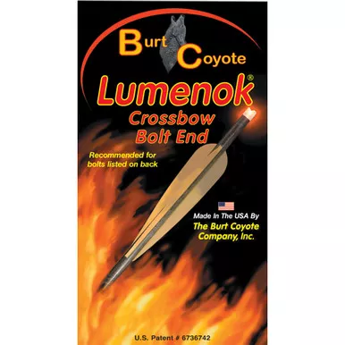 Lumenok GTF3 Crossbow Nocks HD Orange Flat Gold Tip, Orange, 3 Pack