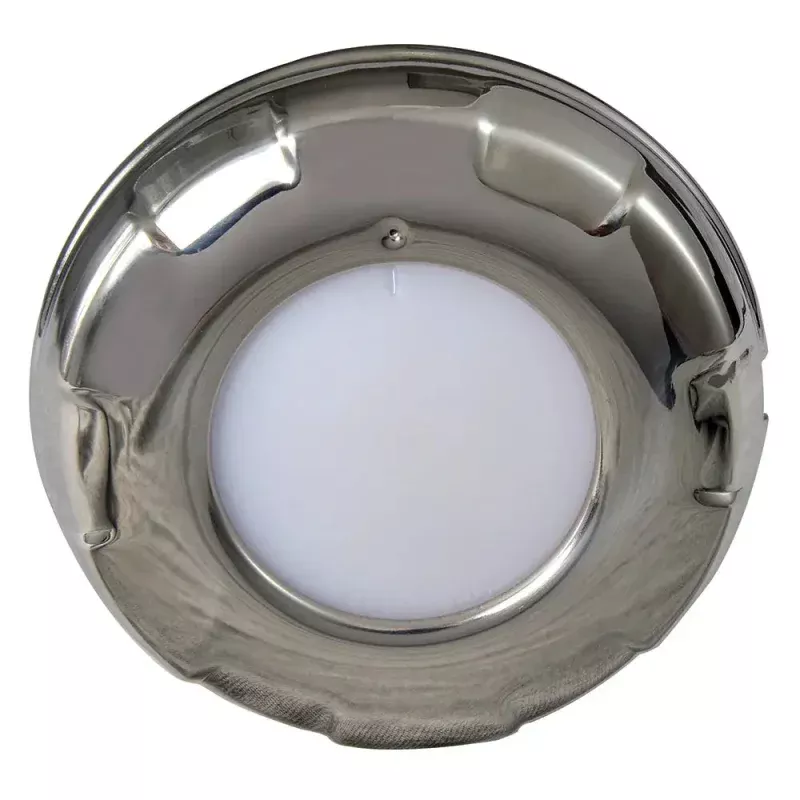 Lumitec Aurora – LED Dome Light – Polished SS Finish – 2-Color White/Red Dimming [101139]