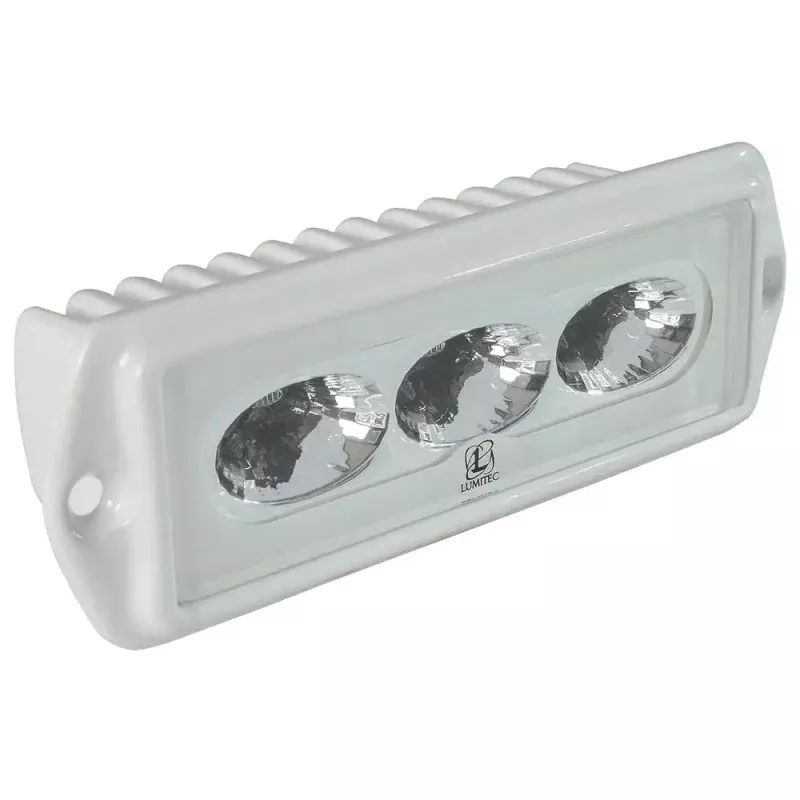 Lumitec CapriLT – LED Flood Light – White Finish – White Non-Dimming [101288]
