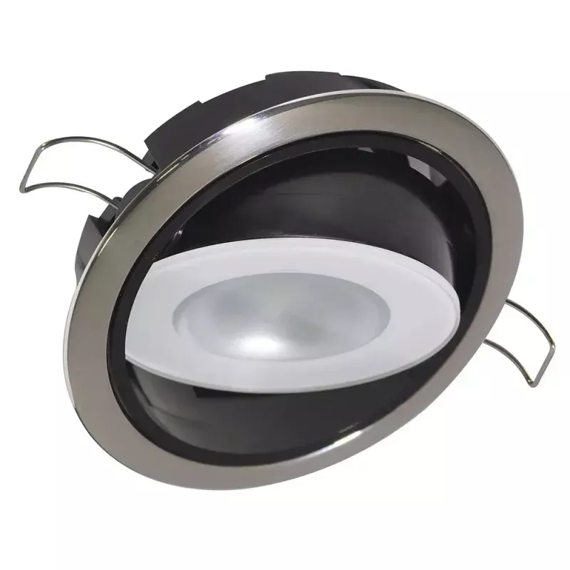 Lumitec Mirage Positionable Down Light – Spectrum RGBW Dimming – Polished Bezel [115117]
