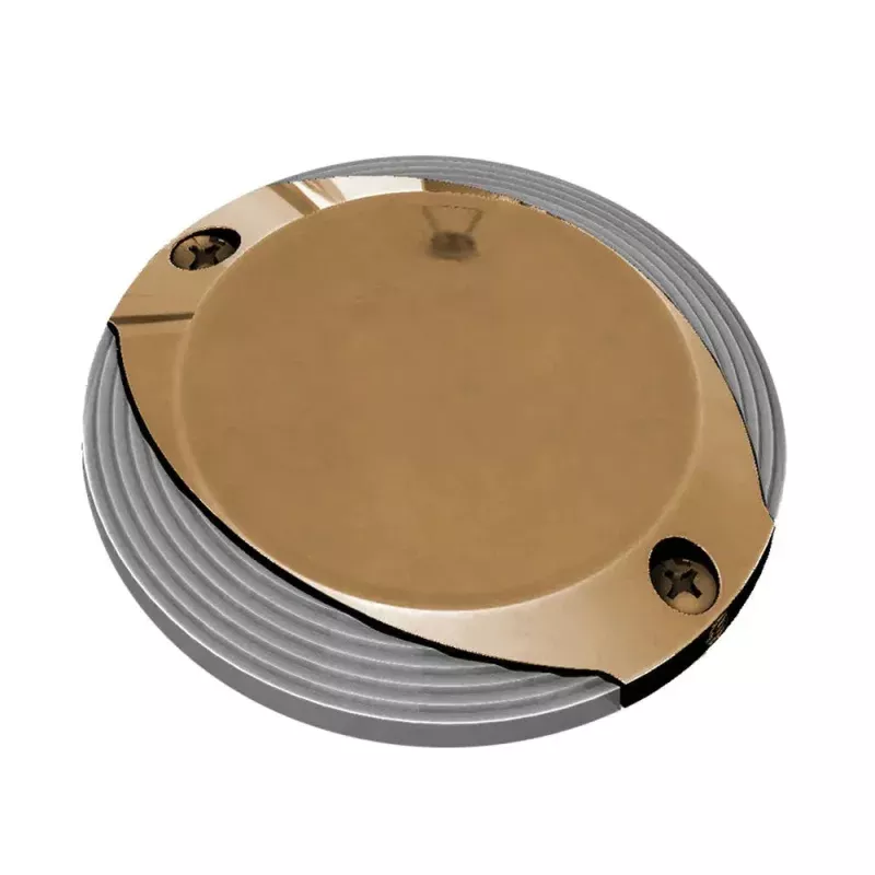 Lumitec Scallop Surface Mount Pathway Light – Spectrum RGBW/Warm White – Bronze Finish [101673]