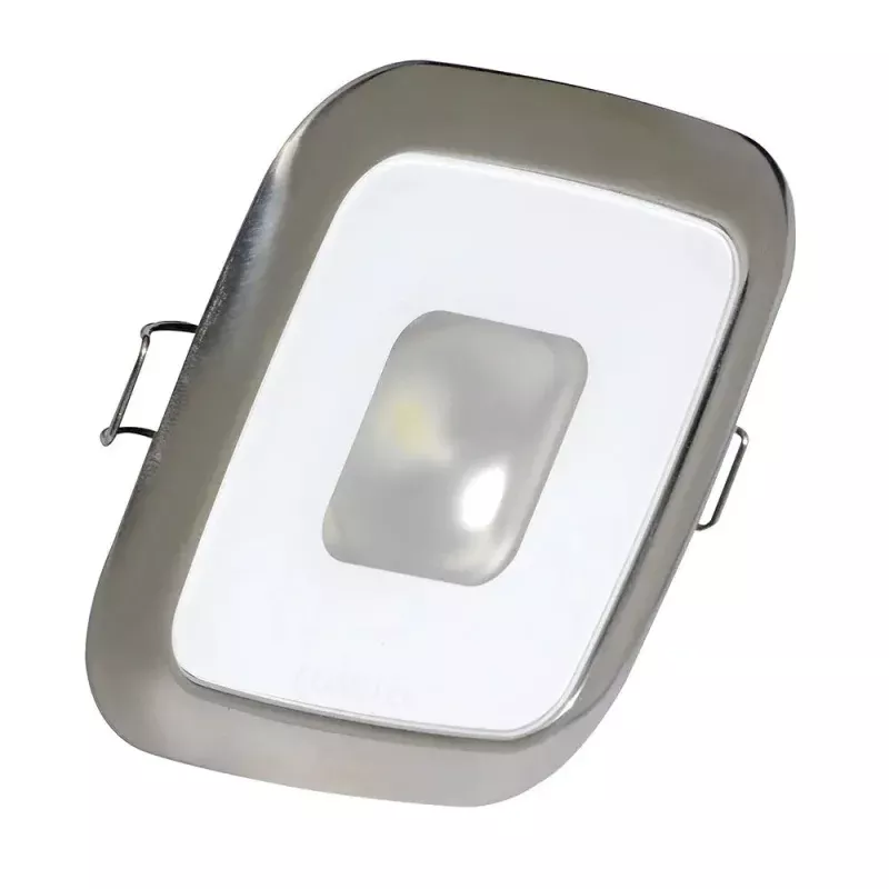 Lumitec Square Mirage Down Light – Warm White Dimming – Hi-CRI – Polished Bezel [116119]