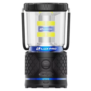 LUXPRO Rechargeable Dual-Power 1100 Lumen LED Lantern