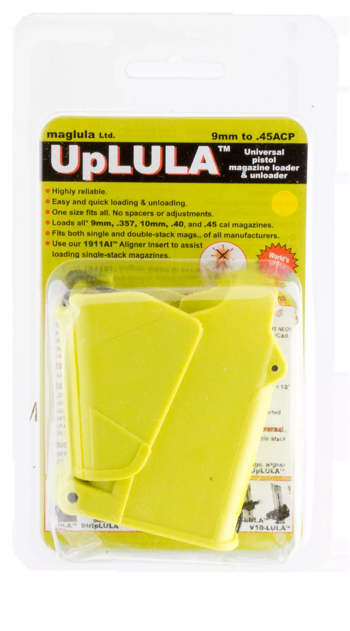 Maglula Loader Universal - Pistol Lemon
