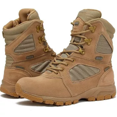 Magnum CM85005M Storm 8″ Side-Zip Waterproof Tactical Duty Boots, Tan