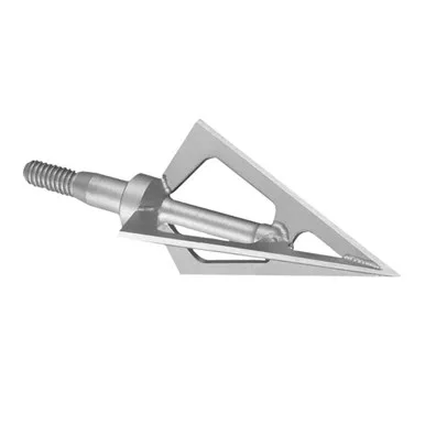 Magnus 20100 Snuffer SS Broadheads, 3 Blade, 100 Grain, Silver, 3 Pack