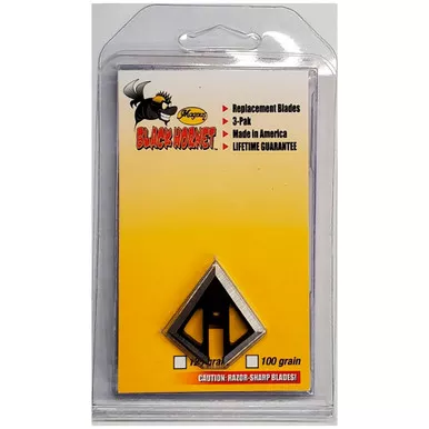 Magnus BH150MB Black Hornet Replacement Main Blade, 4 Blade, 150 Grain, Black