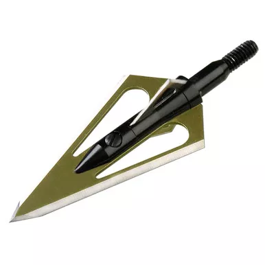 Magnus MASS100-4 Stinger Broadheads, 4 Blade, 100 Grain, Black, 3 Pack
