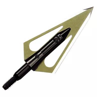 Magnus MASS125-2 Stinger Broadheads, 2 Blade, 125 Grain, Black, 3 Pack
