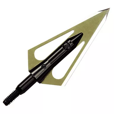Magnus MASS85-2 Stinger Broadheads, 2 Blade, 85 Grain, Black, 3 Pack