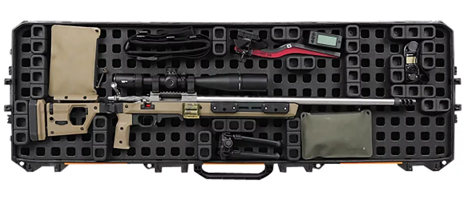 Magpul DAKA Grid Organizer Black Polypropylene for Pelican 800 Vault Double Rifle Case