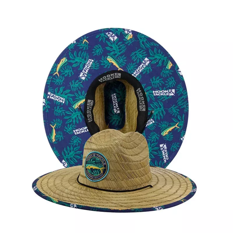 Mahi Mahi Tropics Straw Hat|Natural-lifeguard|M/L&L/XL