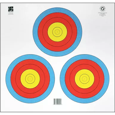 Maple Leaf Press FT-3x40W WA 3 Spot Triange Target, Red, 25 Pack