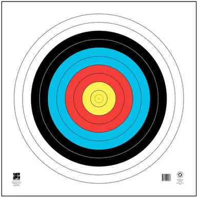 Maple Leaf Press FT-40 WA 10 Ring 40 cm Target, Red, 25 Pack