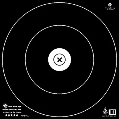 Maple Leaf Press NFH-50 Target Face NFAA Hunter, 50 cm, Black, 25 Pack