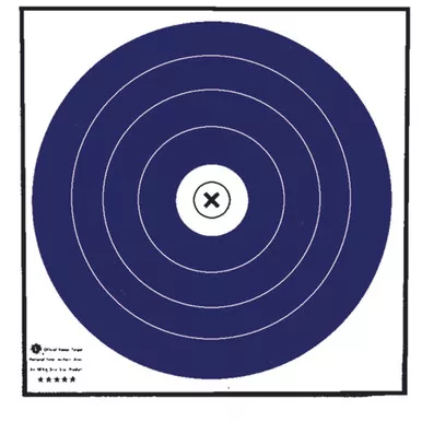Maple Leaf Press NFI-1T Target Face NFAA Indoor, 40 cm, Blue/White, 100 Pack