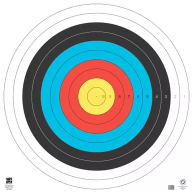Maple Leaf Press WP-122 Target Face, Waterproof, 122 cm, Multicolor, 15 Pack