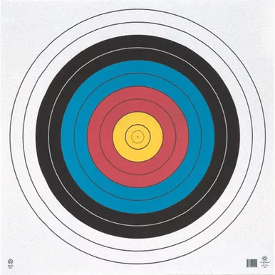 Maple Leaf Press WP-80 Target Face FITA 10-Ring, 80 cm, Multicolor