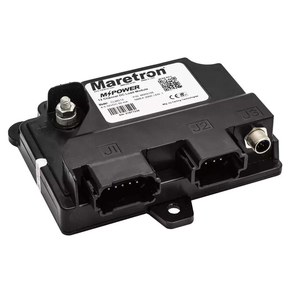 Maretron MPower 12 Channel DC Load Controller Module w/NMEA 2K – No Connectors [CLMD12]