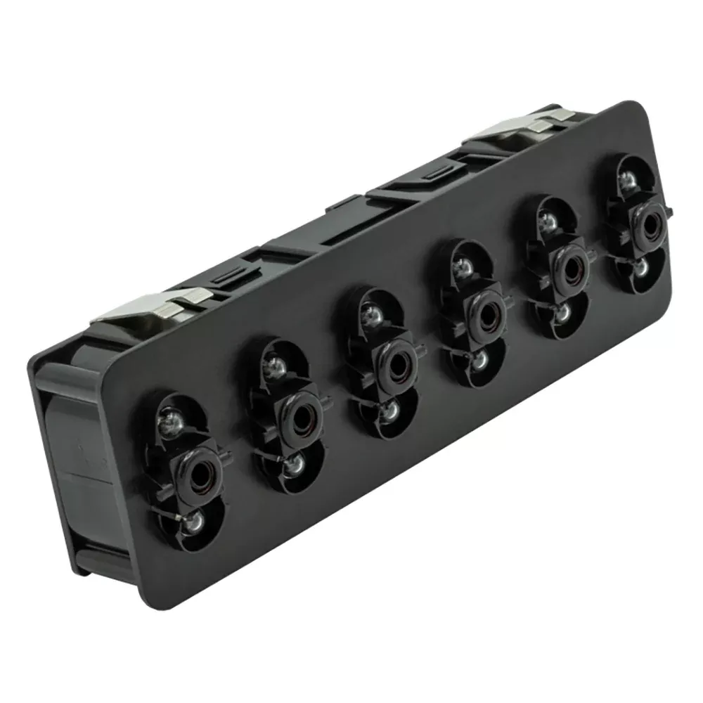 Maretron VMM6 Contura Series Digital Switch Module, 6 Rocker – No Actuators w/Right Switch 3-PositionBlue LEDs [A3801-6]
