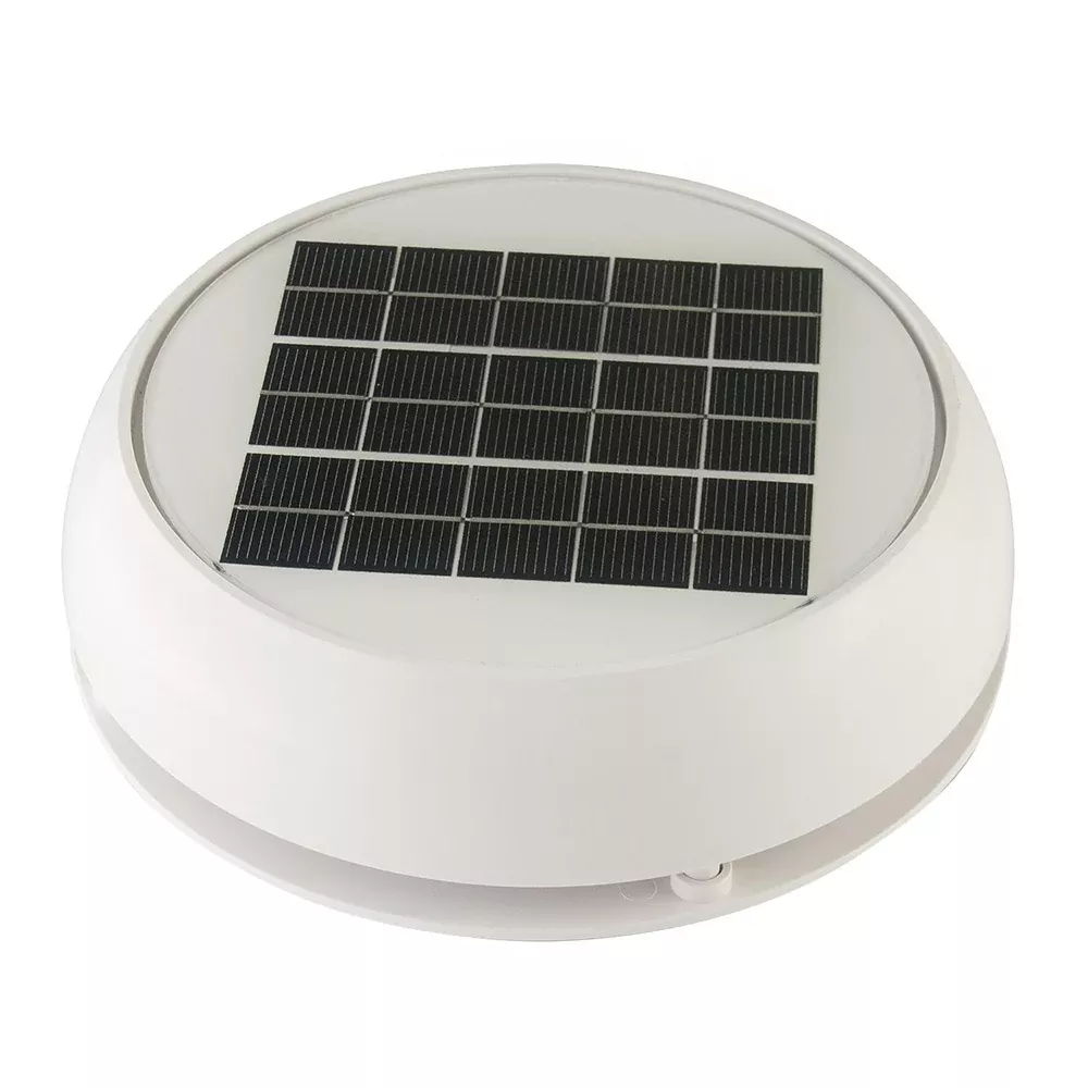 Marinco 3″ Day/Night Solar Vent – White