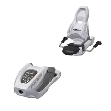 MARKER Junior Free 7 95mm White/Silver Ski Bindings (6224U1.MW)