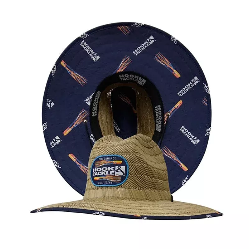 Marlin Lures Straw Hat|Natural-lifeguard|M/L&L/XL