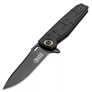 Master Cutlery Elite Tactical Spring Assisted Folding 3.5″ Black