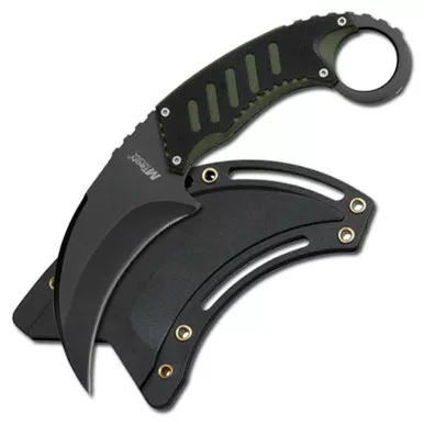 Master Cutlery Fixed Blade Knife Karambit 3.5″ Black/Green