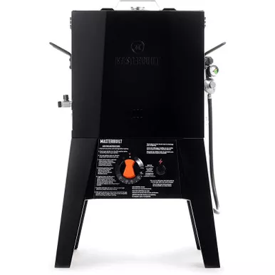 Masterbuilt MB20020120 Propane Thermostat Control Fryer, Black
