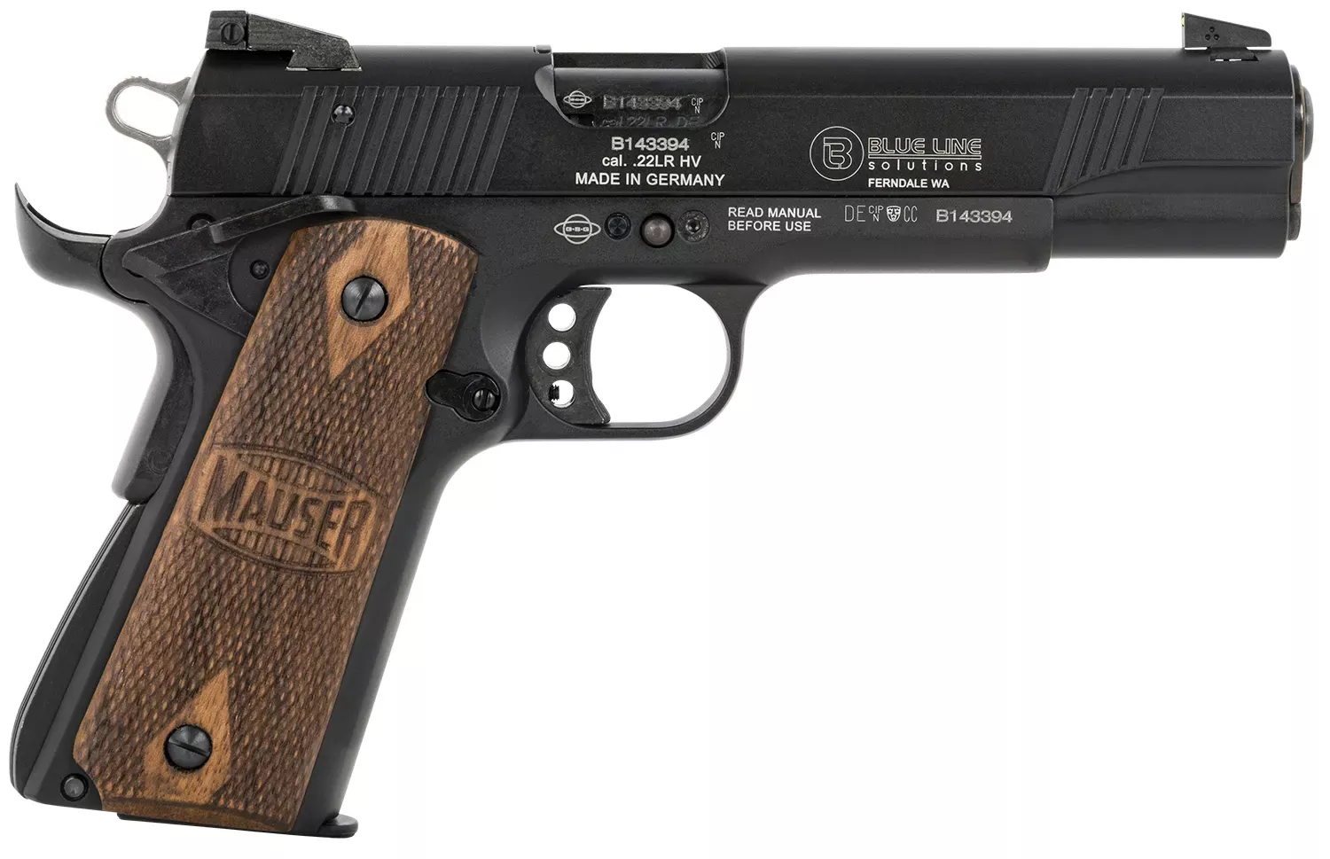Mauser Rimfire 1911 22 LR 10+1 5" Pistol