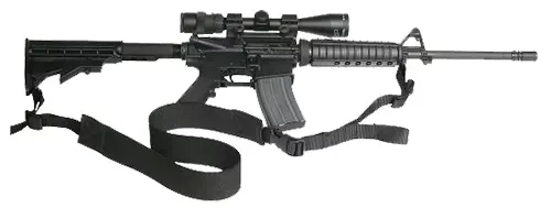 Max Ops Edge Tactical Sling 2" W x L 12.30" Adjustable Two-Point Black Elastic