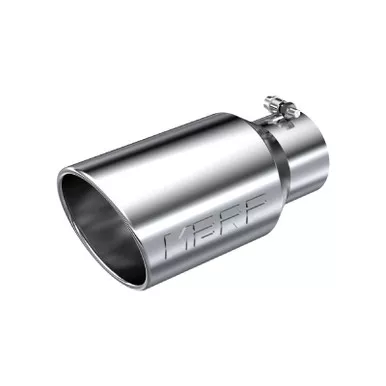 MBRP 6in OD Angled Rolled End 4in Inlet 12in Exhaust Tail Pipe Tip (T5073)
