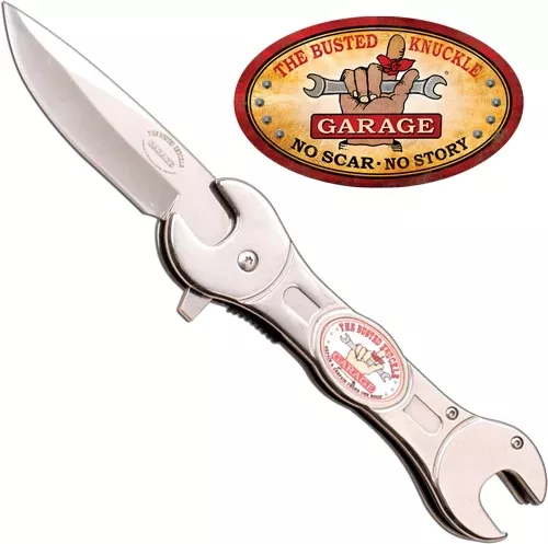 Mc Busted Knuckle 3" Drop - Point Stainless/stainless