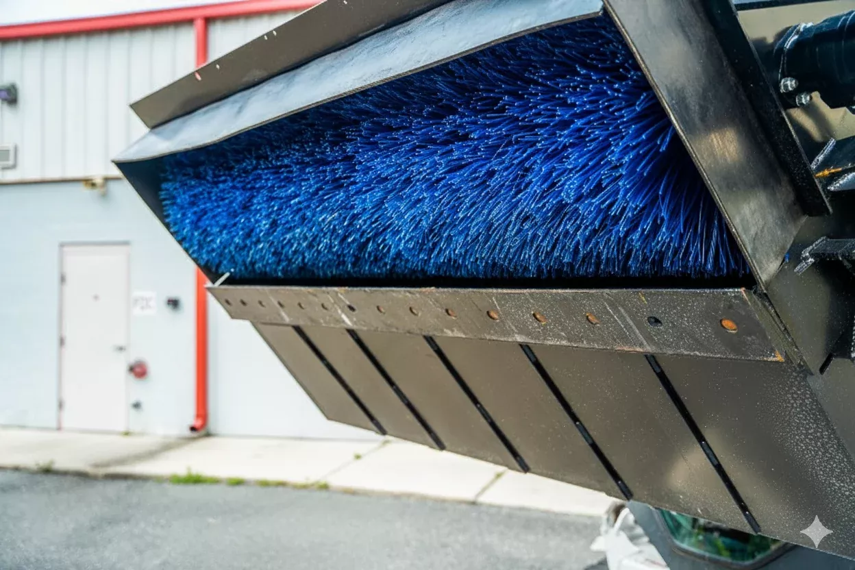 McLaren Industries Pick-Up Broom | Model 60X830X72 & 60X830X84 | Width 72″ & 84″ | 11-20 GPM | For Skid Steer