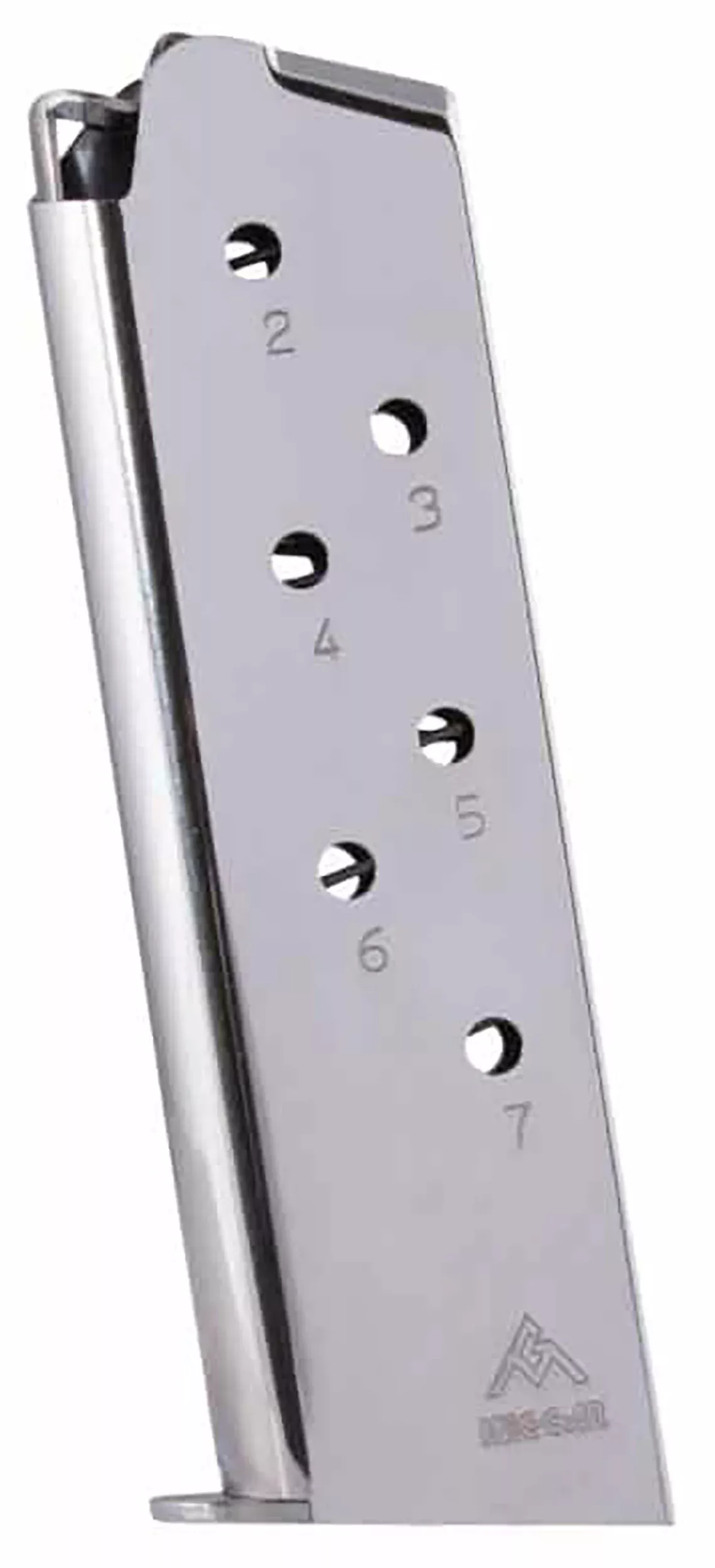 Mec-gar Magazine 1911 Govt. – .45acp 7rd Nickel