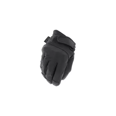 Mechanix Wear NSLE-55 Leather Needlestick Law Enforcement Covert Work Gloves, Black