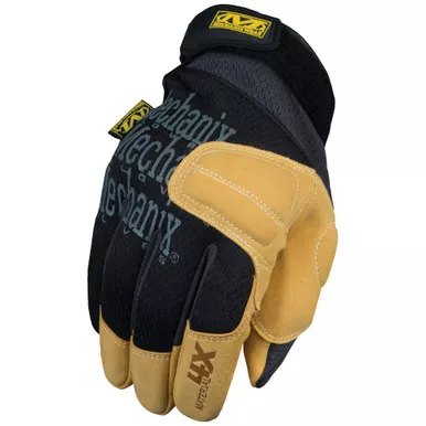 Mechanix Wear PP4X-75 Material4X Padded Palm Work Gloves, Black