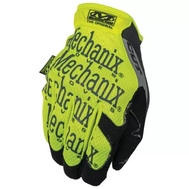Mechanix Wear SMG-C91 The Original Hi-Viz High-Visibility E5 Cut Resistant Work Gloves, Fluorescent Yellow