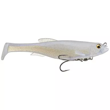 Megabass Magdraft 5" Swimbait 3/4 Oz Ghsot Shad Solid