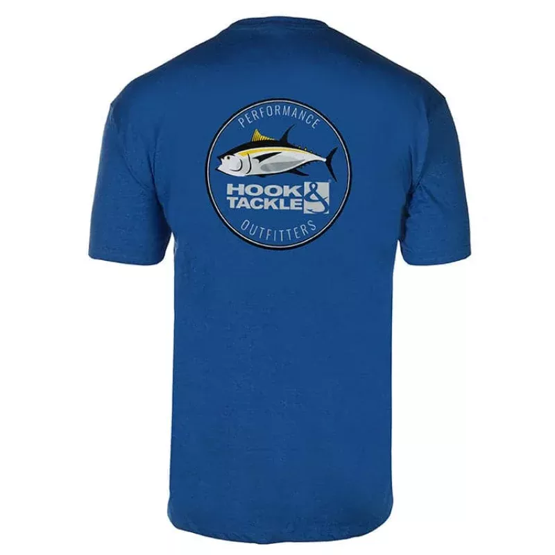 Men’s Ahi Premium T-Shirt|Royal Heather&Black&L&XL