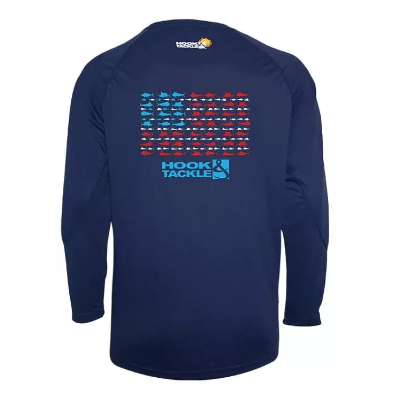 Men’s American Fish L/S UV Fishing Shirt