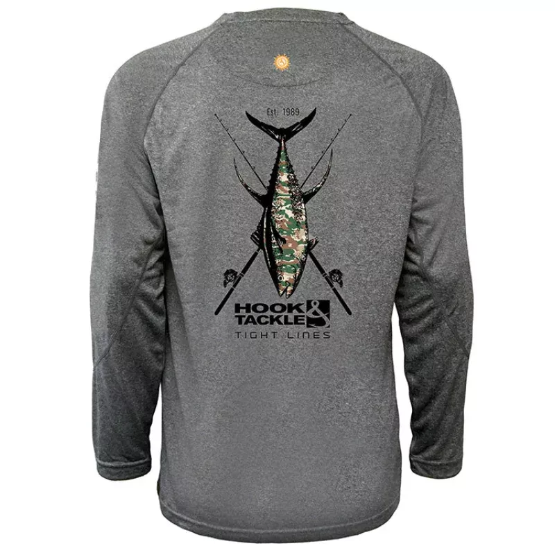 Men’s Camo Tuna L/S UV Fishing Shirt
